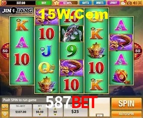 Jackpots e promoções na 587Bet