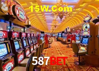 Interface moderna da plataforma 587Bet